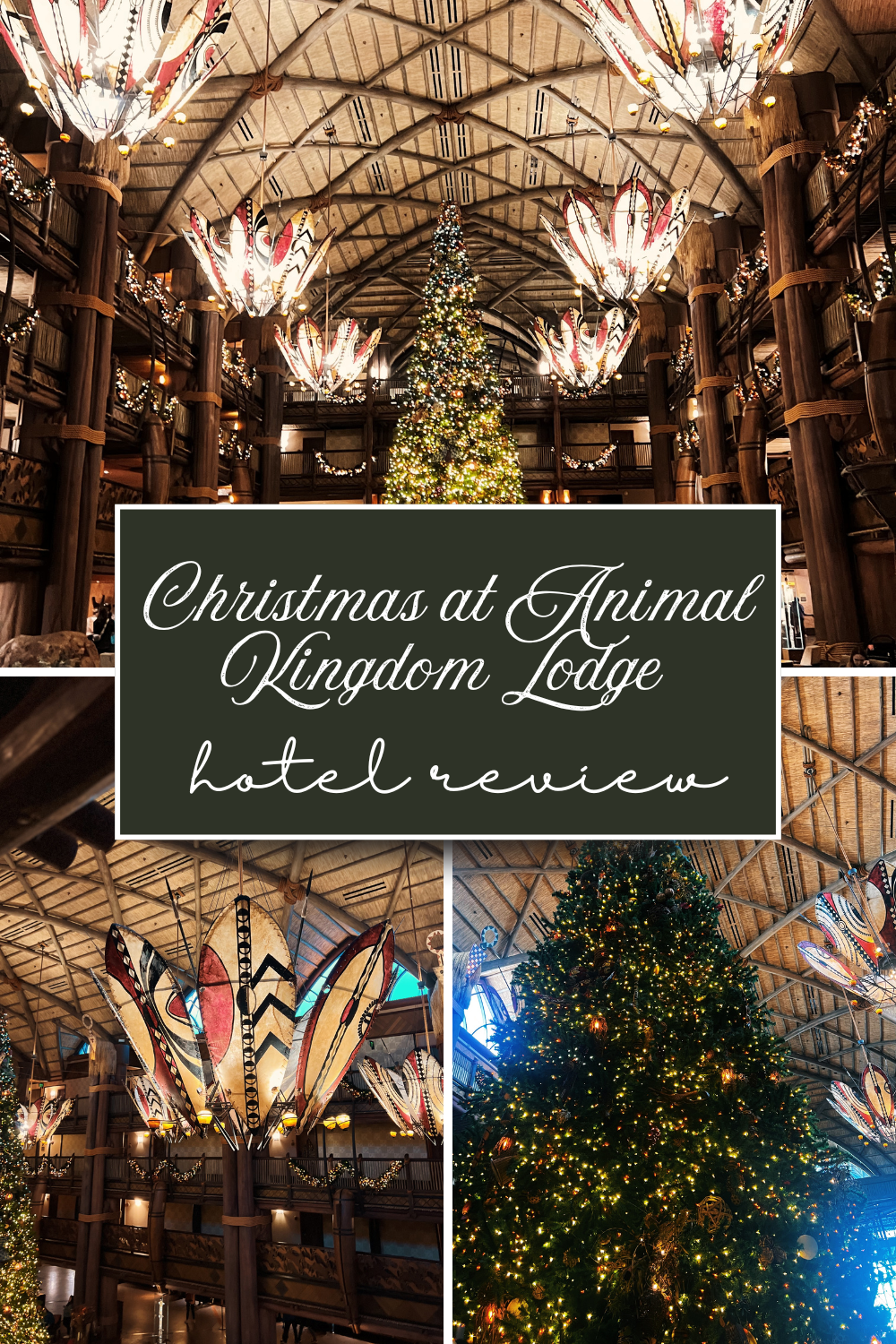 Animal Kingdom Lodge at Christmastime